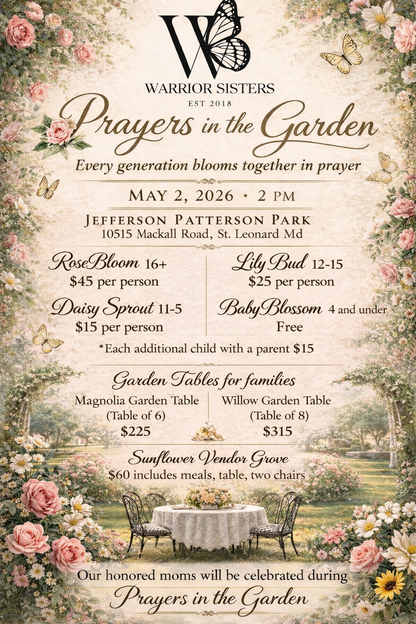 Prayers in the Garden - May 2 @ 2 pm