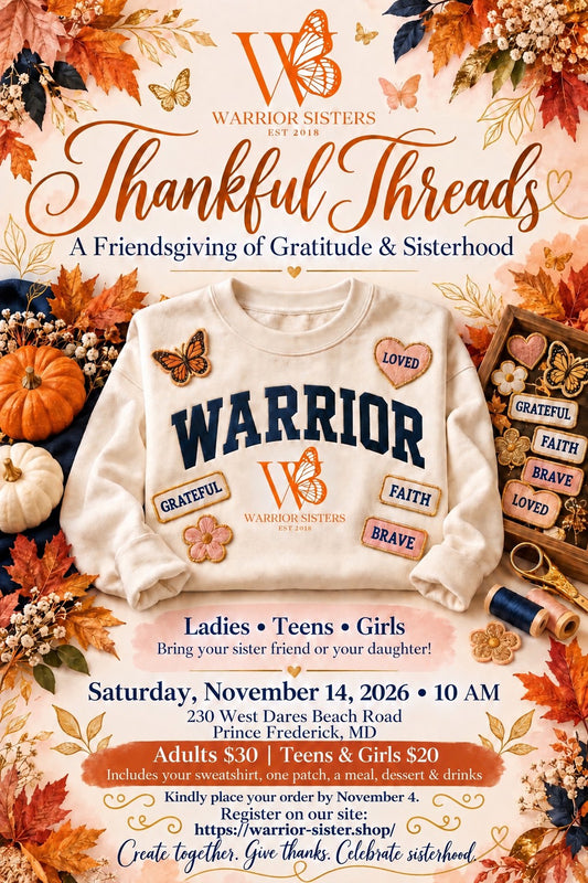Warrior Sister Friends giving