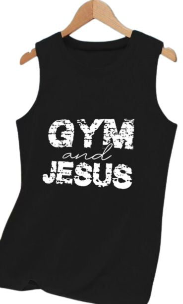 Gym & Jesus Tank Top